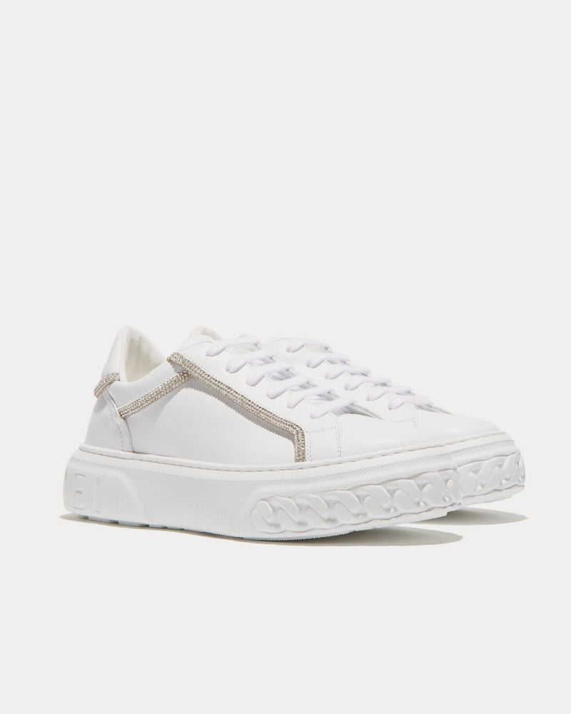 Casadei Off Road C+C White Low Top Sneakers - 2