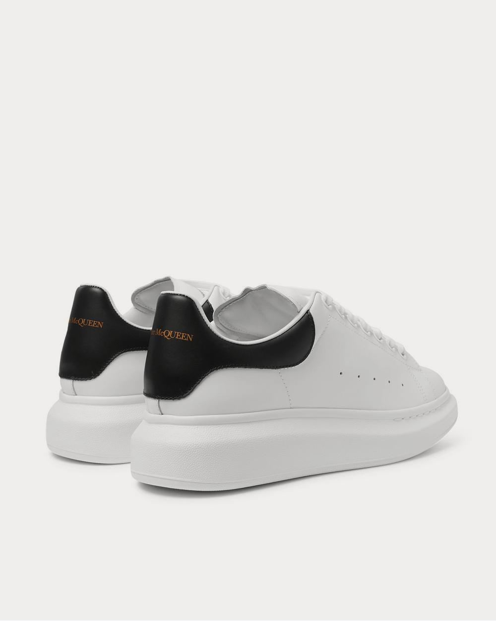 Alexander McQueen Exaggerated-Sole Leather  White low top sneakers - 4