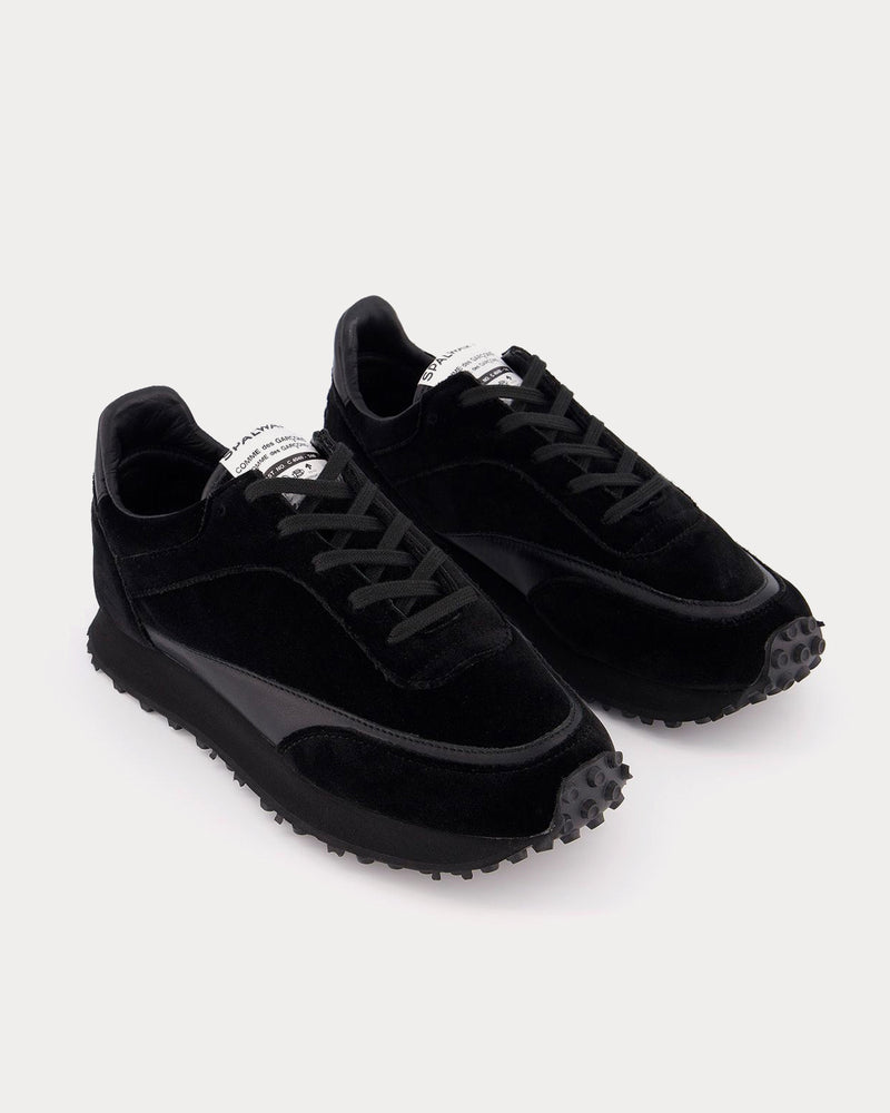 Comme des Garçons CDG X Spalwart Velvet Tempo Black Low Top Sneakers - 2