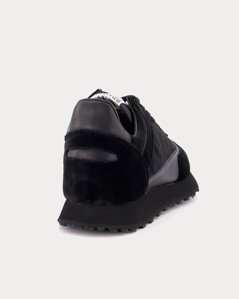 Comme des Garçons CDG X Spalwart Velvet Tempo Black Low Top Sneakers - 5