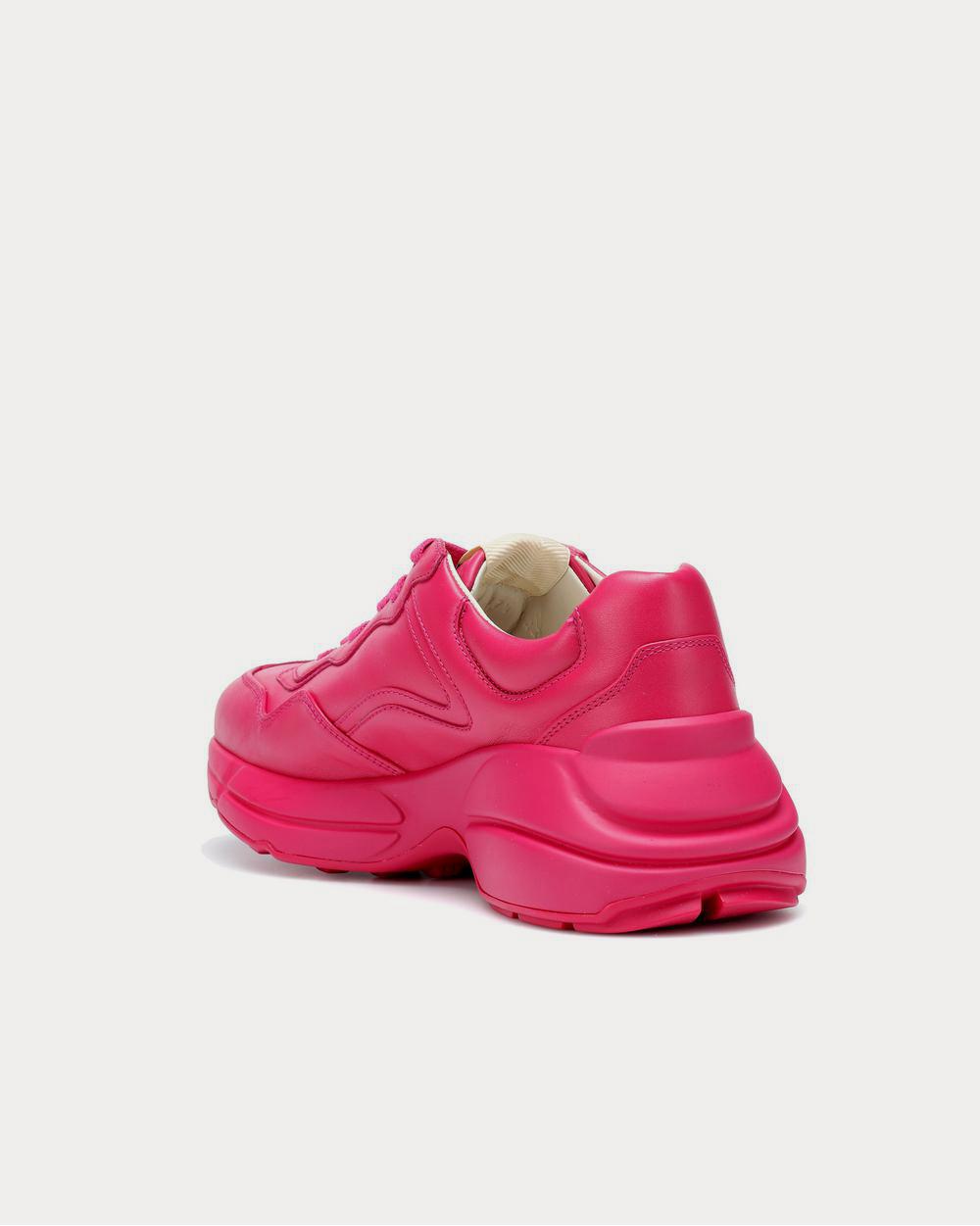 Gucci Rhyton leather Box Pink Low Top Sneakers - Sneak in Peace