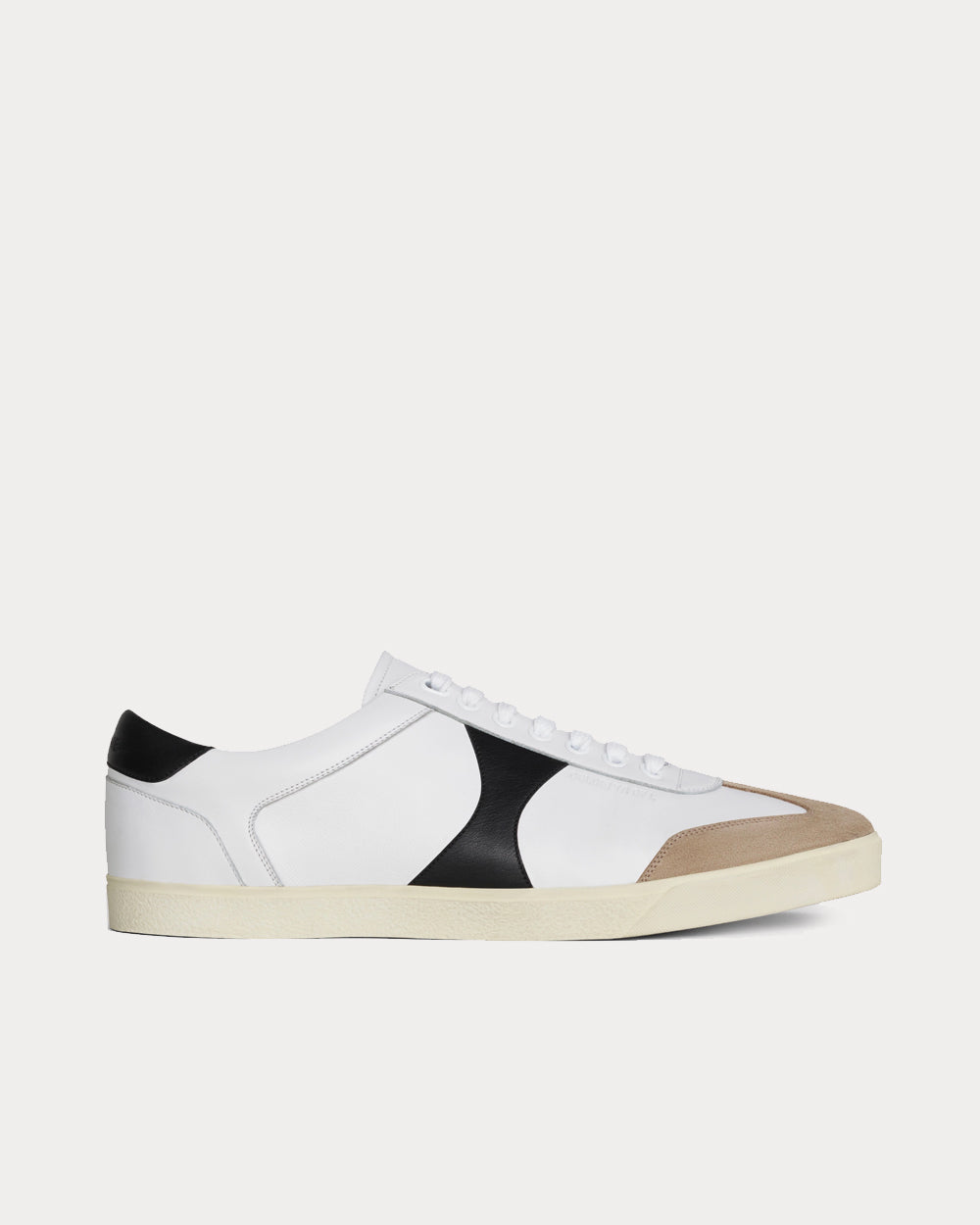 Celine Triomphe Low Lace Up White / Black Low Top Sneakers - 1