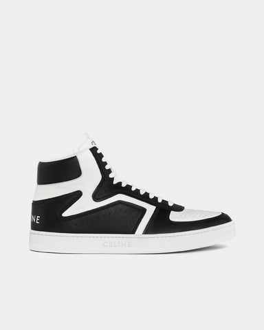 Celine CT-01 'Z' Calfskin Leather Black / Optic White High Top Sneakers