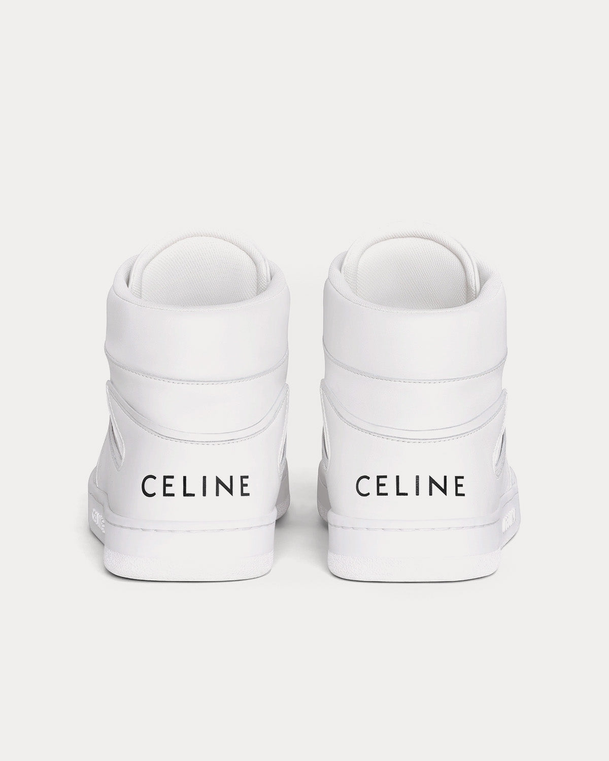 Celine CT-01 'Z' Calfskin Leather Optic White High Top Sneakers - 3