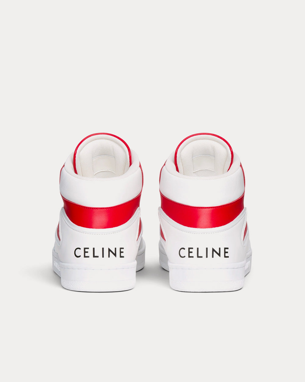 Celine CT-01 Z Calfskin Optic White / Red High Top Sneakers - Sneak in  Peace