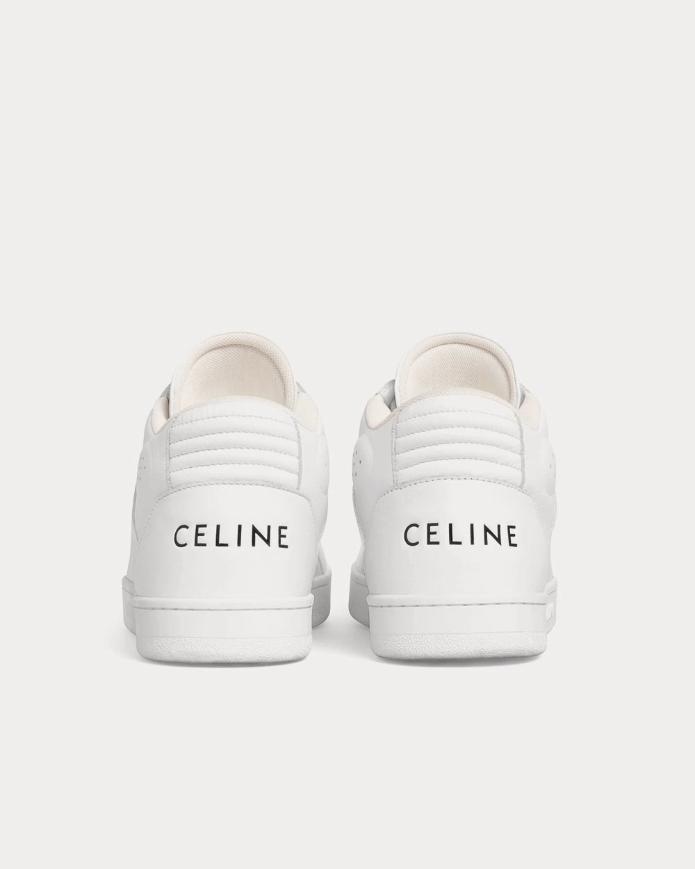 Celine CT-02 Mid With Scratch In Calfskin Optic White High Top Sneakers - 3