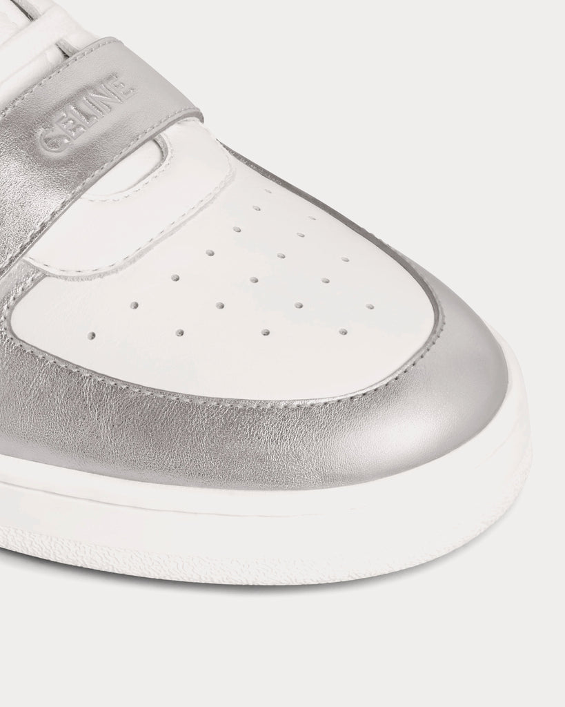 Celine CT-02 Scratch Calfskin & Patent Glitter Optic White / Black Mid Top  Sneakers - Sneak in Peace