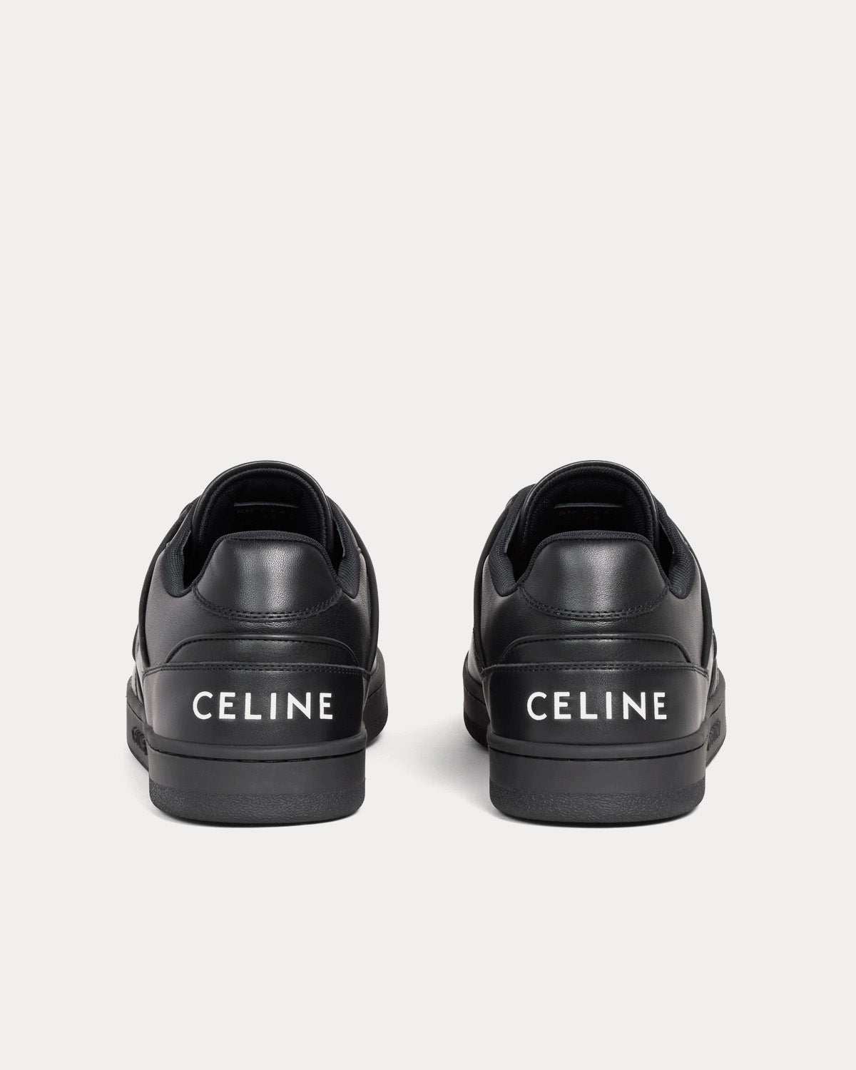 Celine CT-04 Calfskin Leather Black / Black Low Top Sneakers - 3