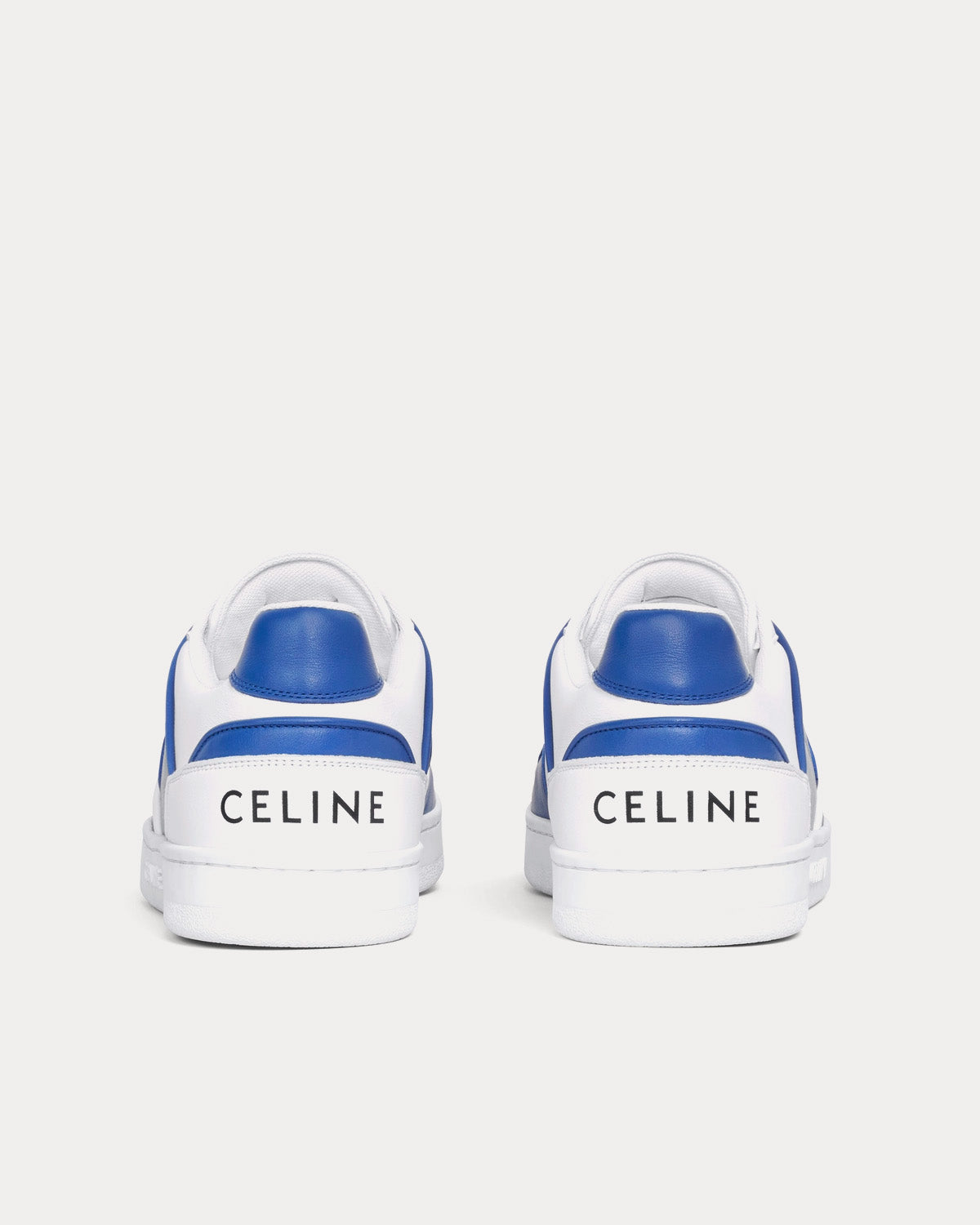 Celine CT-04 Lace-Up Calfskin Optic White / Blue Low Top Sneakers - 3