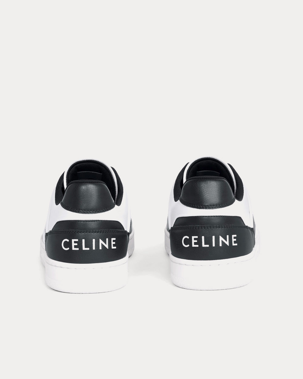 Celine CT-04 Leather White / Black Low Top Sneakers - 3