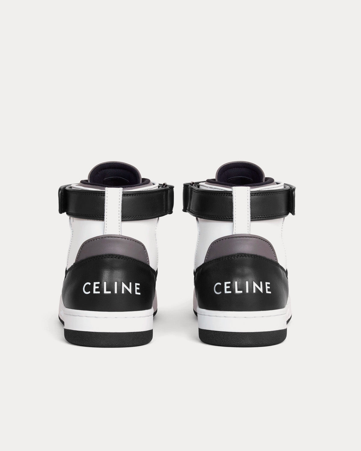 Celine CT-05 Black / Grey / Optic White High Top Sneakers - 3