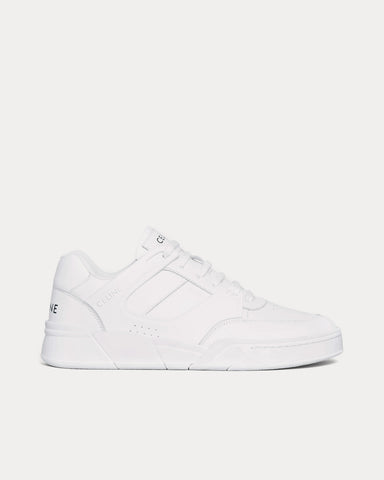 Celine CT-07 Calfskin Leather Optic White Low Top Sneakers