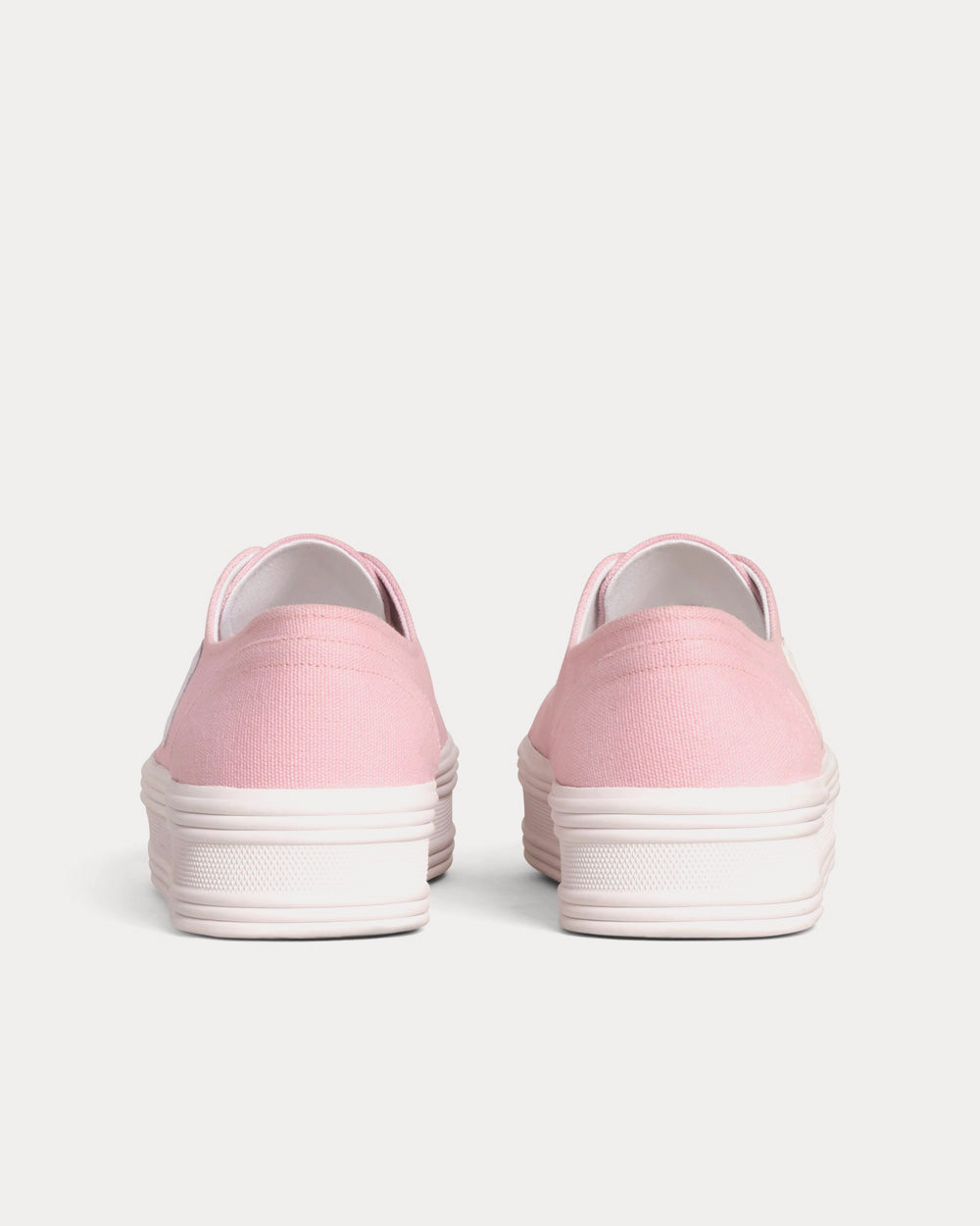 Celine Jane Lace-Up Light Pink Low Top Sneakers - 3