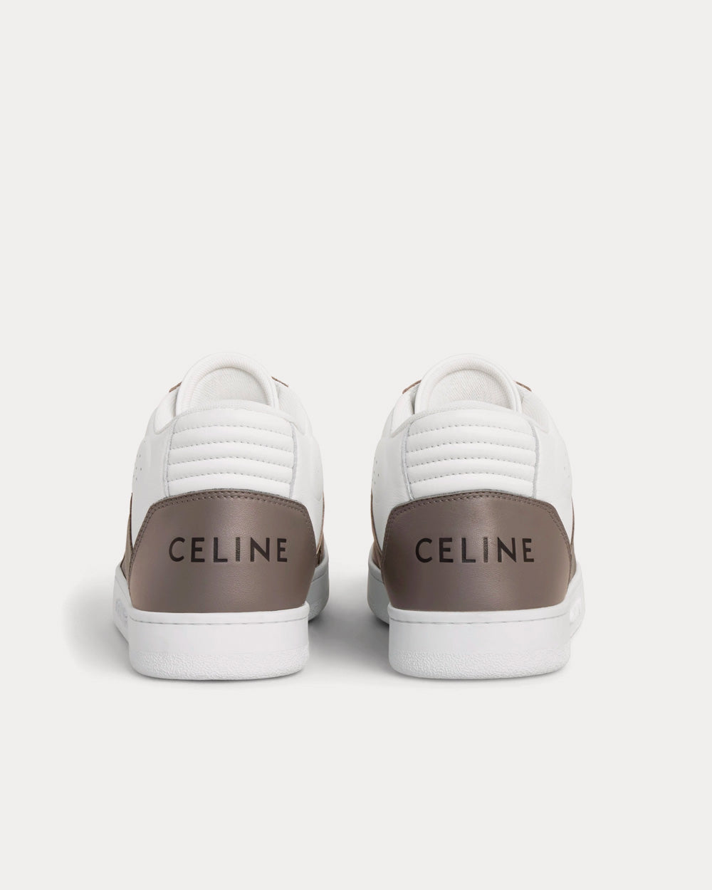 Celine CT-02 Optic White / Grey Mid Top Sneakers - 3