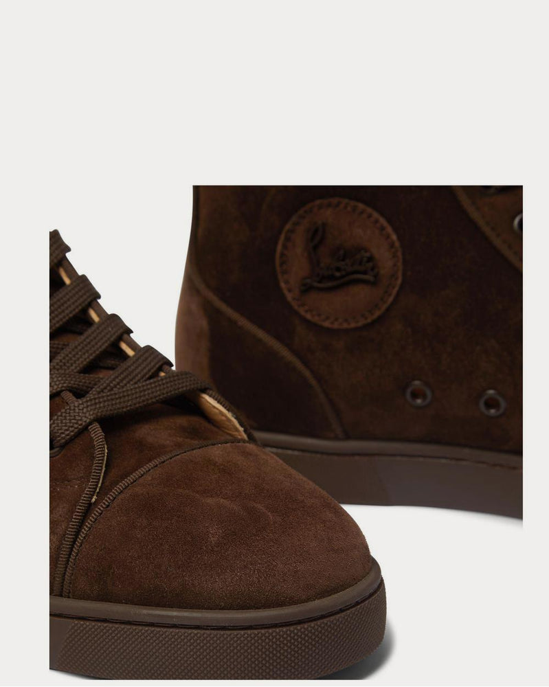 Christian Louboutin Louis Suede High-Top  Brown high top sneakers - 4