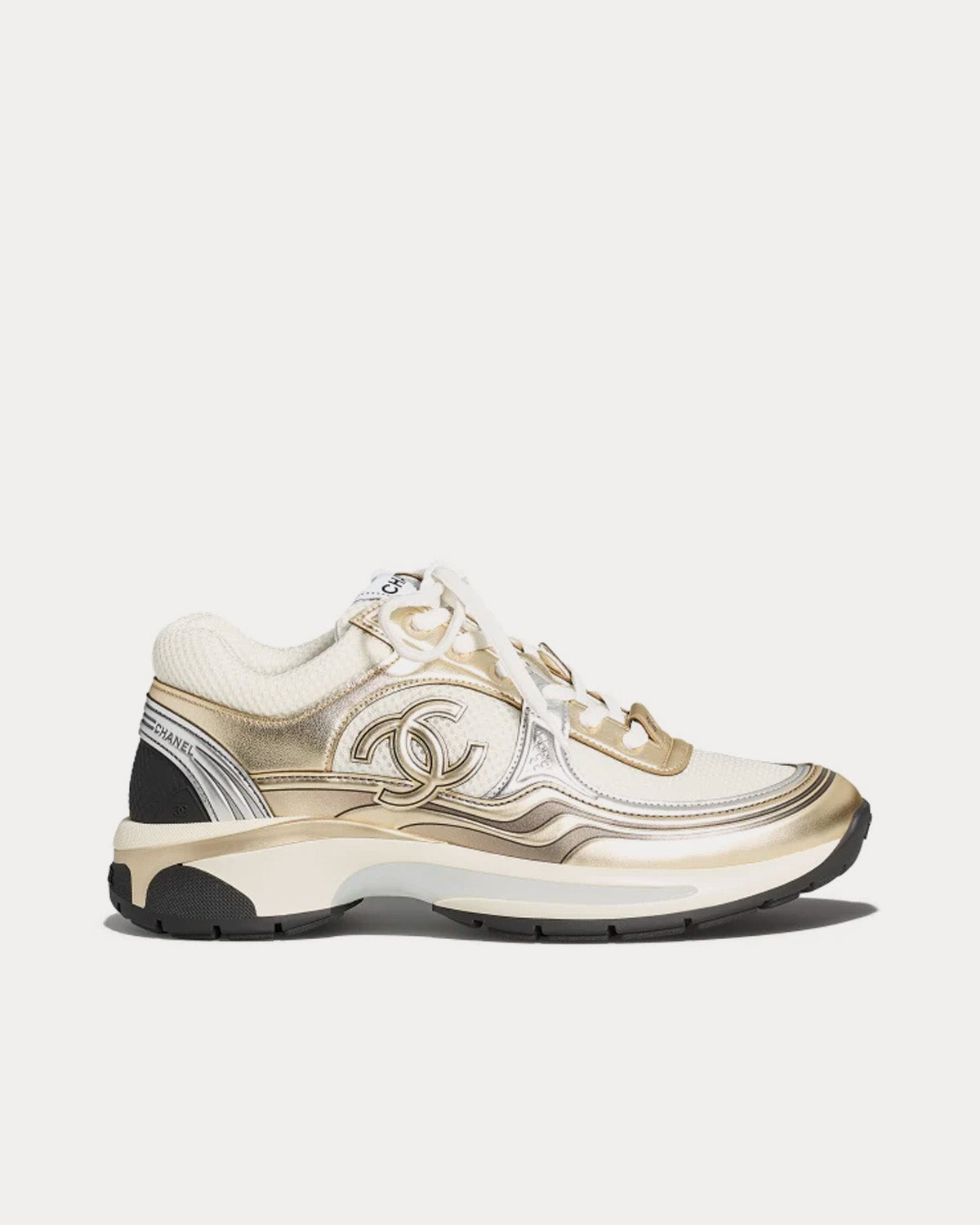 Gold and silver sneakers online