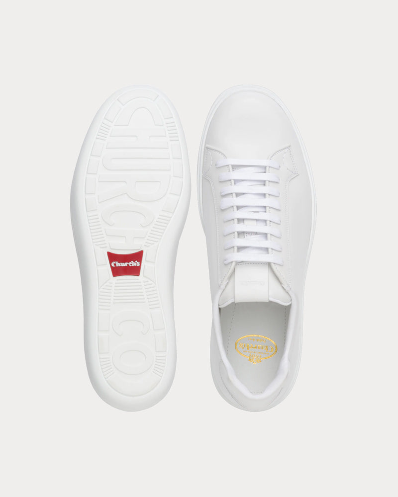 Church's Boland Calf Leather Classic White Low Top Sneaker - 3