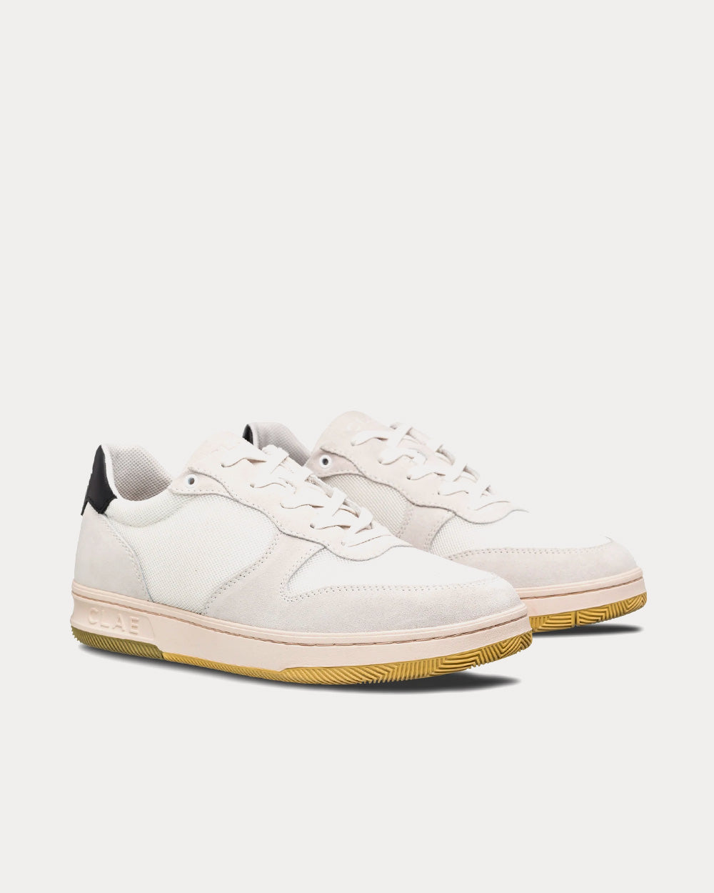 Clae Malone Lite White / Black / Banana / Cedar Low Top Sneakers - 3