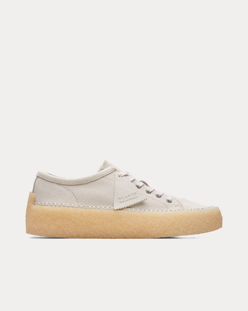 Clarks Caravan Low White Combi Low Top Sneakers - 1