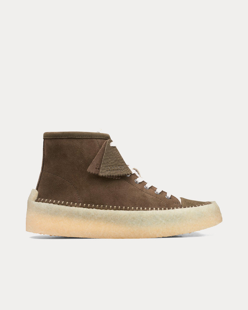 Clarks Caravan Mid Army High Top Sneakers - 1