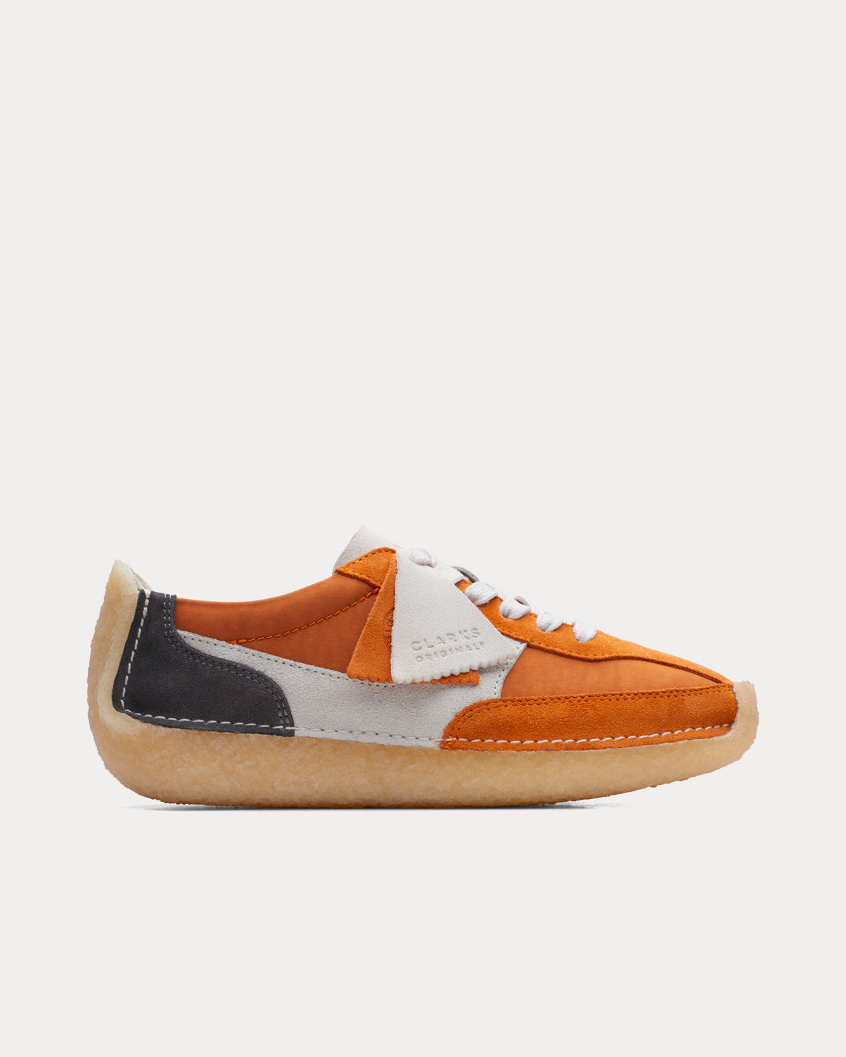 Clarks Natalie Run Orange Combination Low Top Sneakers - 1