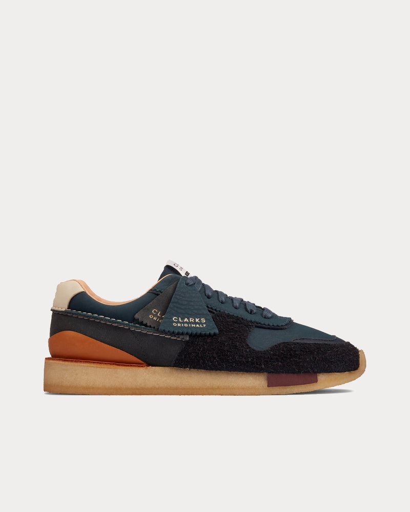 Clarks Tor Run Blue Combi Low Top Sneakers - 1