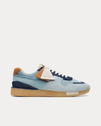 Clarks Tor Run Blue Combi Low Top Sneakers