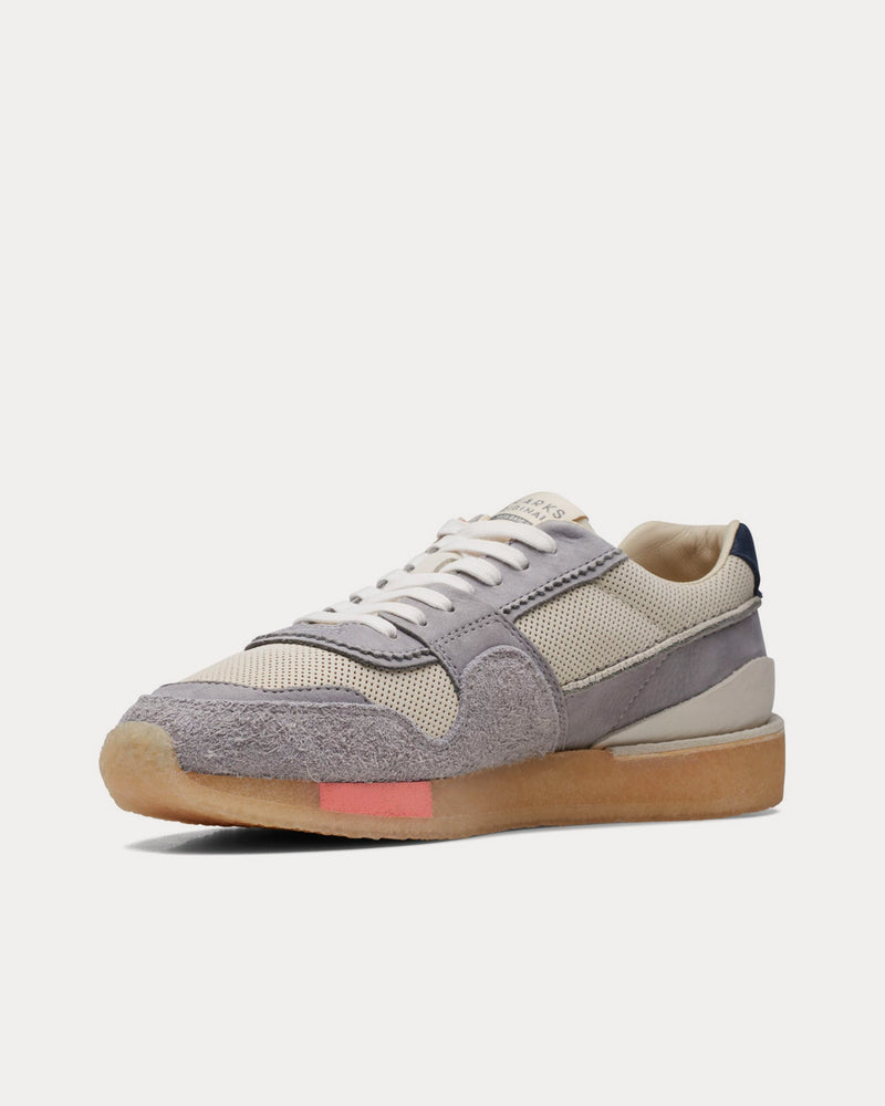 Clarks Tor Run Grey / White Low Top Sneakers - 3