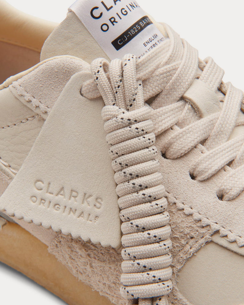 Clarks Tor Run White Combi Low Top Sneakers - 5