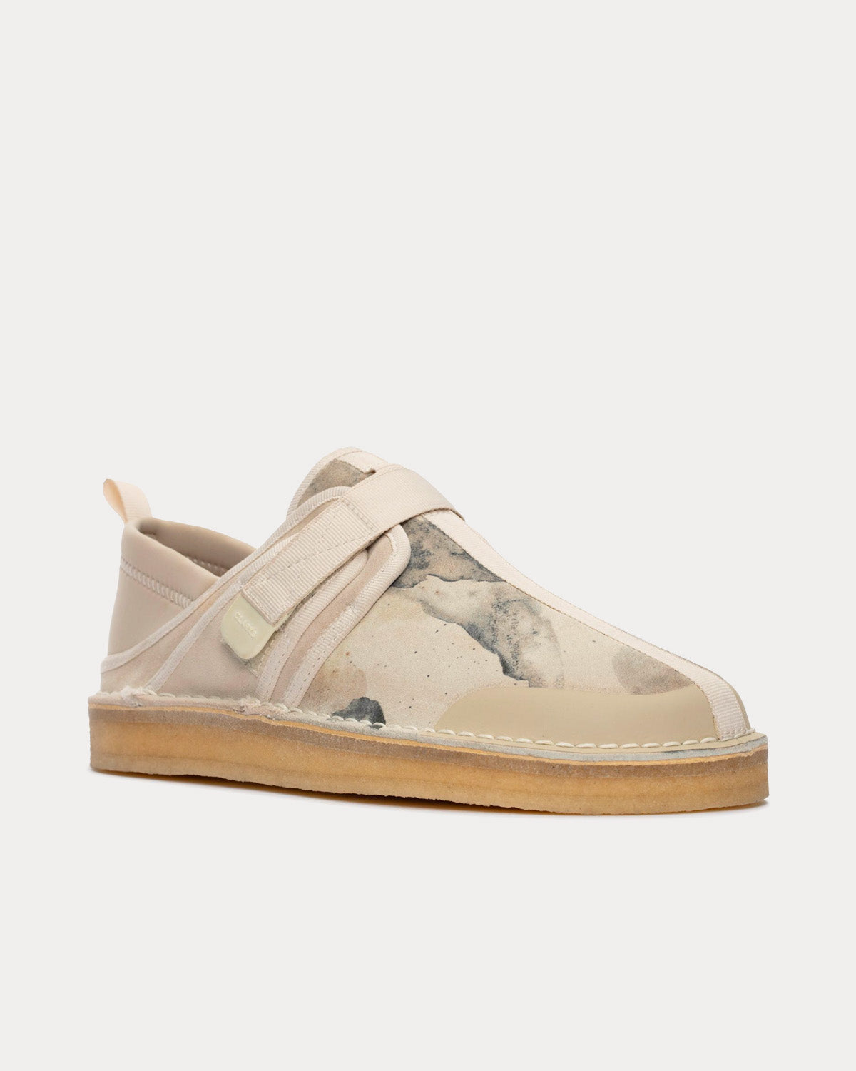 Clarks Trek Taiyo Off White Camo Slip Ons - 3