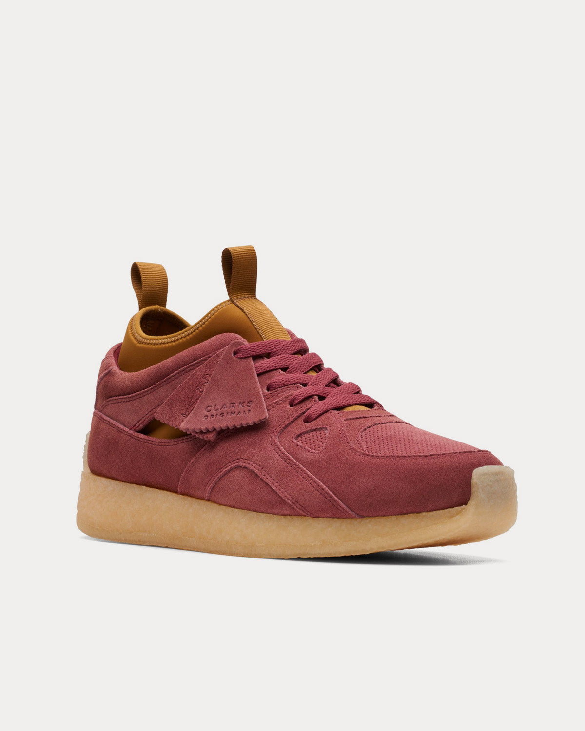 Clarks x Kith Breacon Oxblood / Oakmoss High Top Sneakers - 3