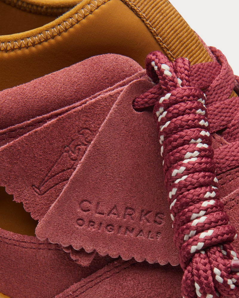 Clarks x Kith Breacon Oxblood / Oakmoss High Top Sneakers - 5