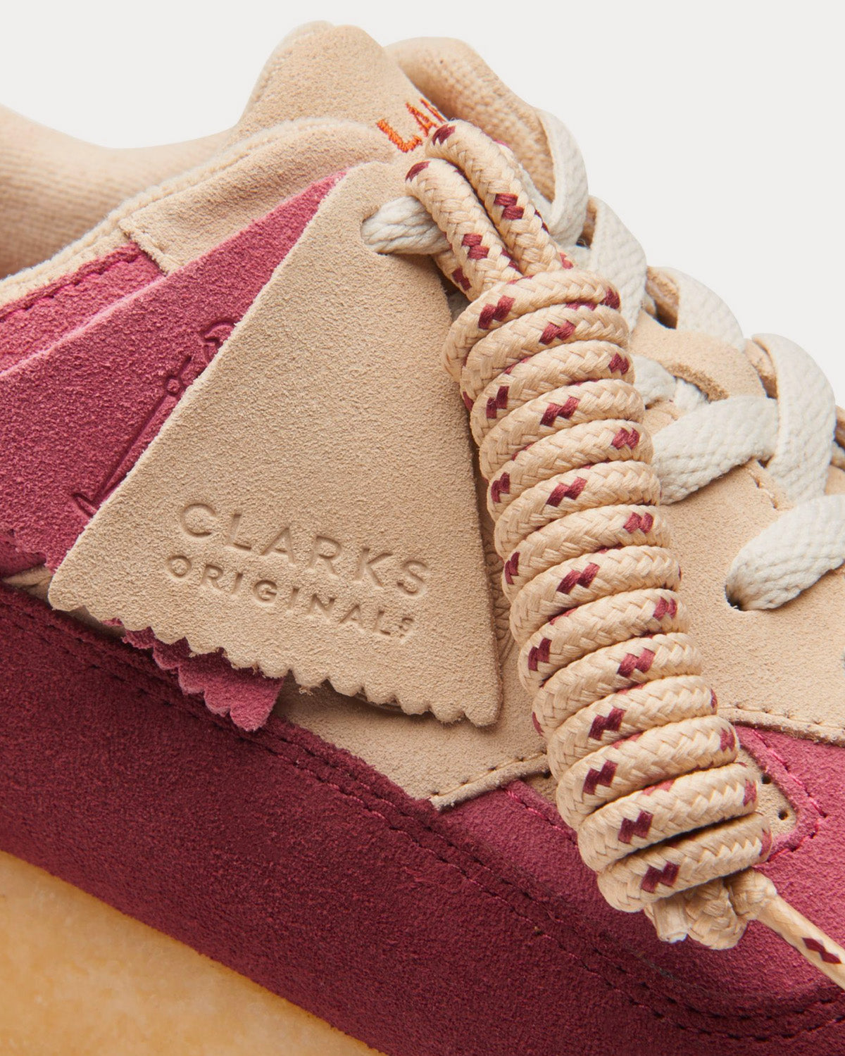 Clarks x Kith Lockhill Oxblood Combi Low Top Sneakers - 5