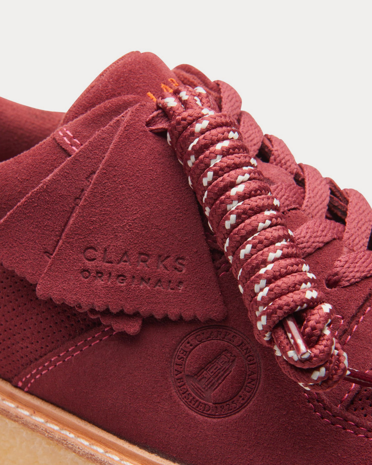 Clarks x Kith Sandford Oxblood Low Top Sneakers - 5