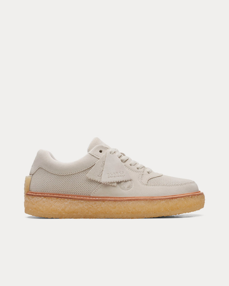 Clarks x Kith Sandford Suede Off-White Low Top Sneakers - 1