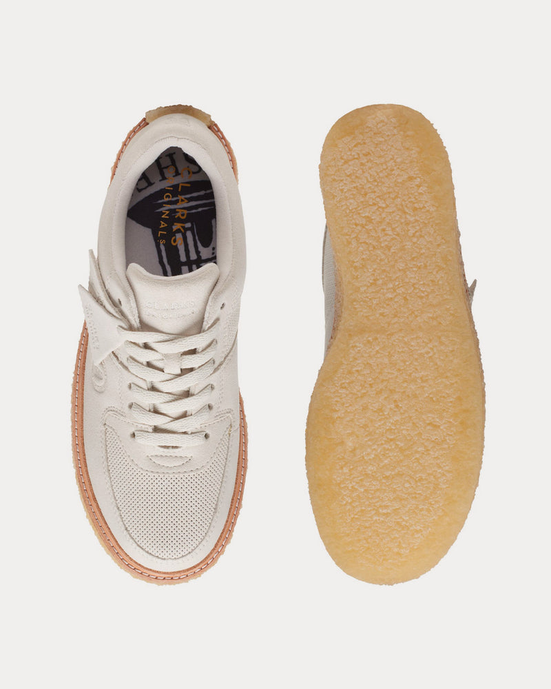 Clarks x Kith Sandford Suede Off-White Low Top Sneakers - 2