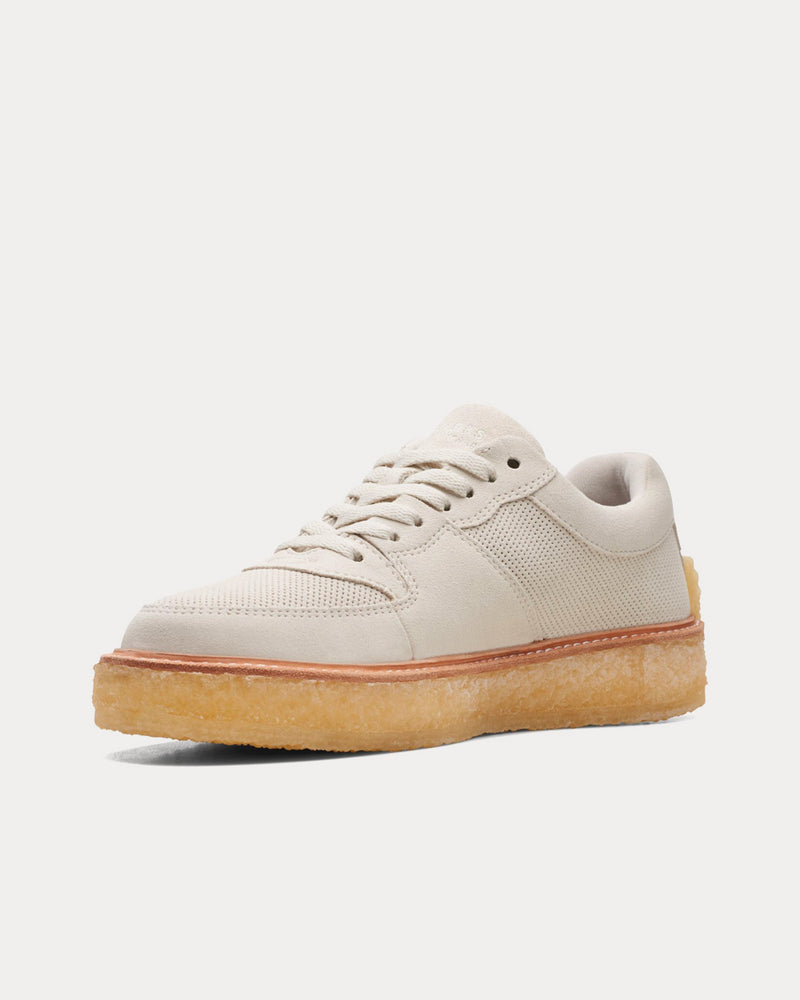 Clarks x Kith Sandford Suede Off-White Low Top Sneakers - 3