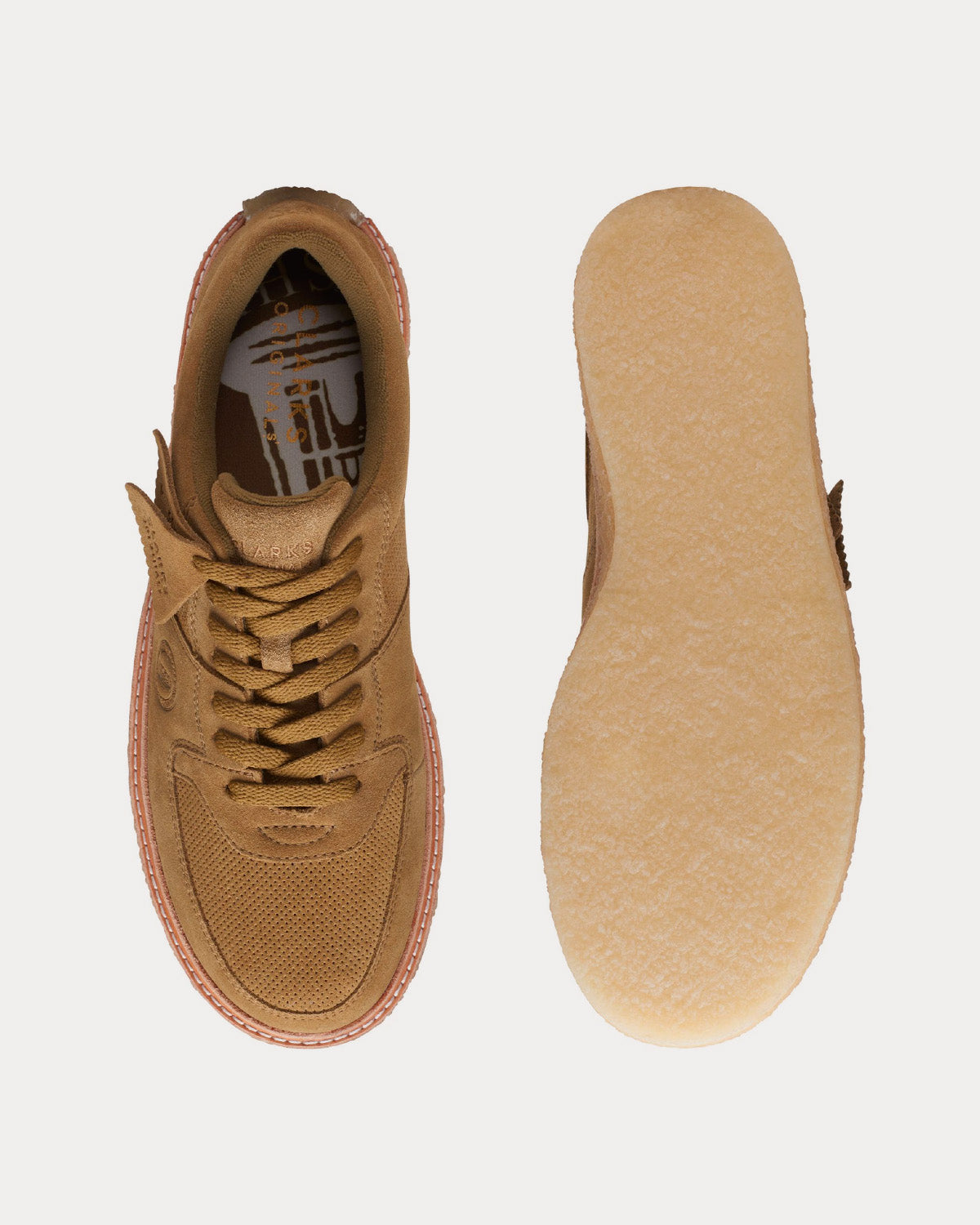 Clarks x Kith Sandford Dark Olive Low Top Sneakers - 2