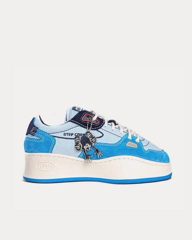 Clints Inc Stepper Blue Low Top Sneakers