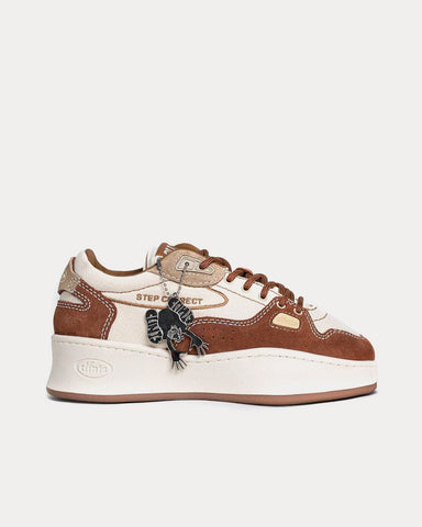 Clints Inc Stepper Mocha Brown Low Top Sneakers