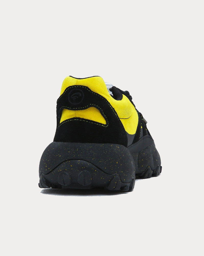 Clints Inc Sting Black / Electric Yellow Low Top Sneakers - 3