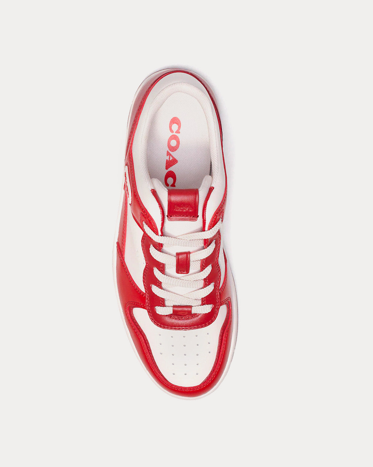 Coach C201 Sport Red Low Top Sneakers - 2