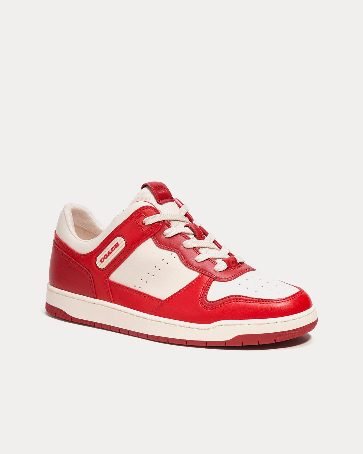 Coach C201 Sport Red Low Top Sneakers - 3