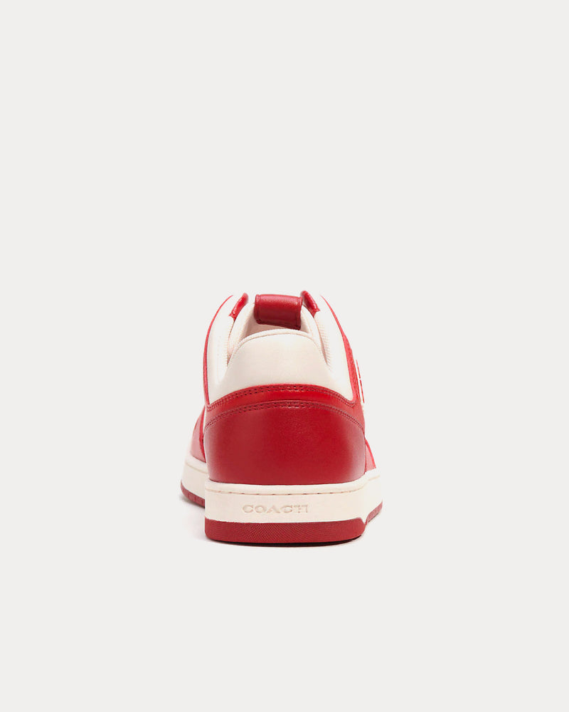 Coach C201 Sport Red Low Top Sneakers - 4