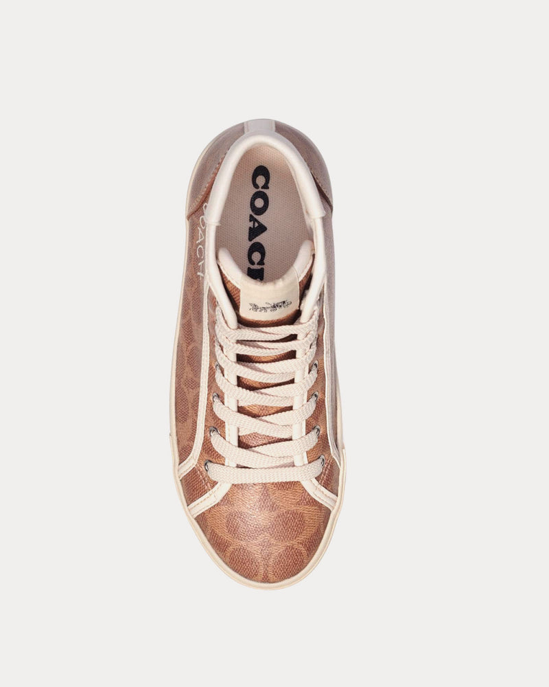 Coach Lunar New Year Citysole In Signature Canvas With Rabbit Tan High Top Sneakers - 2