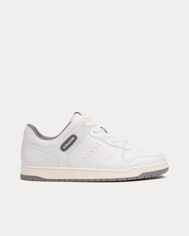 Coach C201 Optic White / Heather Grey Low Top Sneakers