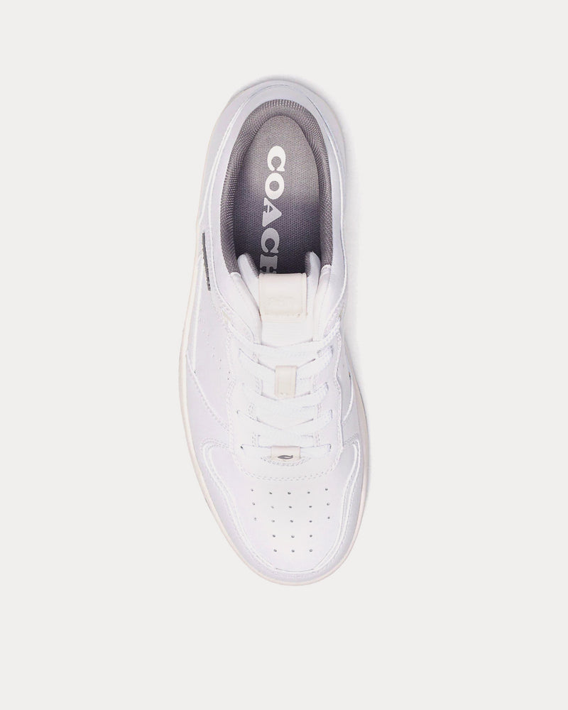 Coach C201 Optic White / Heather Grey Low Top Sneakers - 2