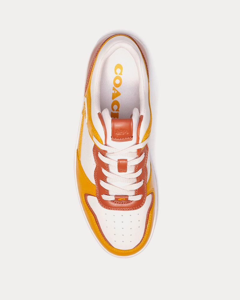 Coach C201 Yellow Gold Low Top Sneakers - 2