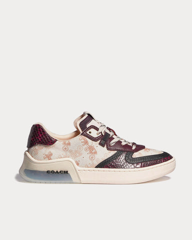 Coach x Basquiat Citysole Court Ivory & Wine Low Top Sneaker Sneaker