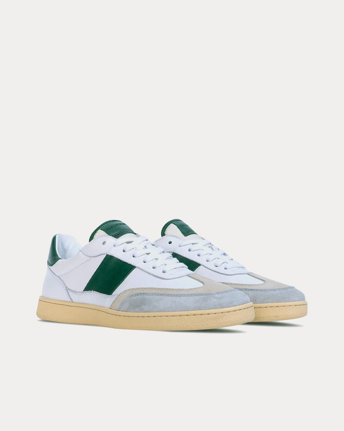 Collegium Pillar Court II White / Oxford Green Low Top Sneakers - 2